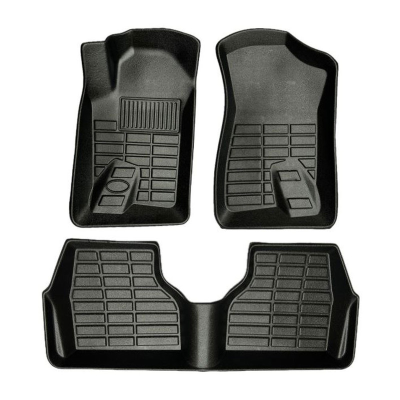 کفپوش خودرو سه بعدی قالبی مدل پلیمری پشت نمد مناسب برای پژو 405