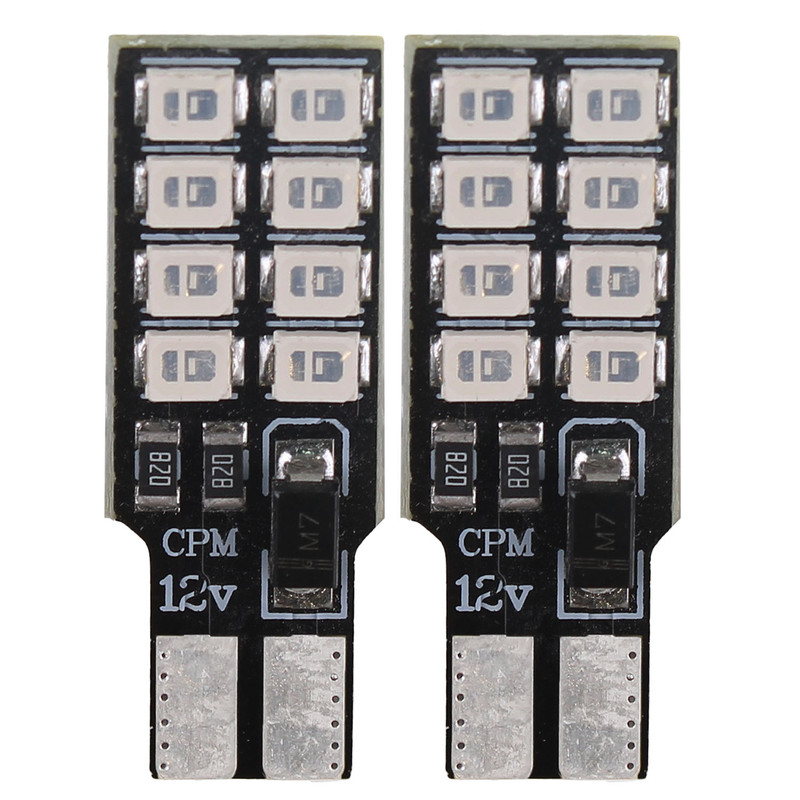 لامپ خودرو کاسپین مدل SUPER LED 16CHIP BLUE بسته دو عددی