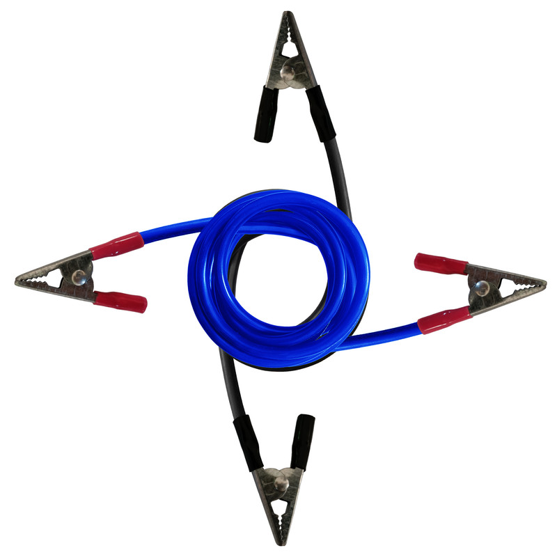 کابل اتصال باتری به باتری خودرو مدل Carbon 850A-2m مجموعه دو عددی